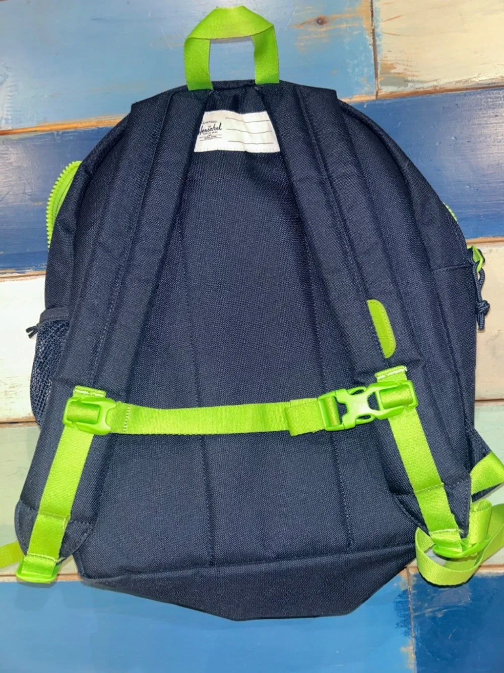 Herschel Supply Youth Backpack Navy Olive Neon Green School Bag